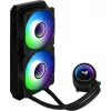 Aerocool PGS Mirage L240 ARGB šķidrumdzesētājs procesoram, 2300 apgr./min, 4 kontaktu, melns