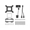 Aerocool PGS Mirage L240 ARGB šķidrumdzesētājs procesoram, 2300 apgr./min, 4 kontaktu, melns