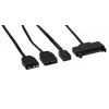 Aerocool PGS Mirage L240 ARGB šķidrumdzesētājs procesoram, 2300 apgr./min, 4 kontaktu, melns