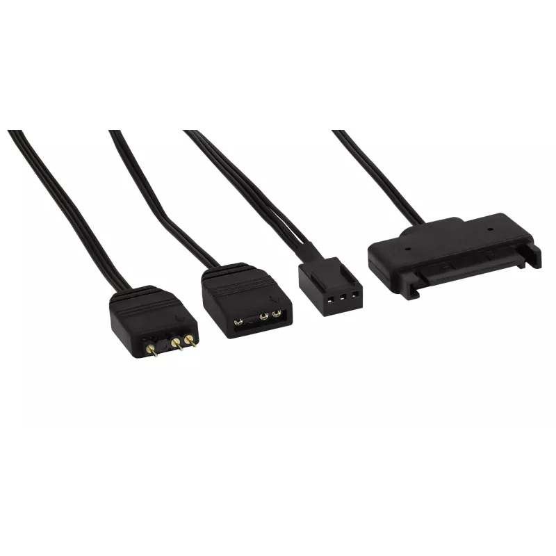 Aerocool PGS Mirage L240 ARGB šķidrumdzesētājs procesoram, 2300 apgr./min, 4 kontaktu, melns
