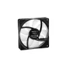 Datora korpusa ventilators DeepCool RF120 — Balts/Melns, 120×25 mm, 4-pin PWM, RGB LED, Hidro gultnis