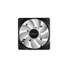 Datora korpusa ventilators DeepCool RF120 — Balts/Melns, 120×25 mm, 4-pin PWM, RGB LED, Hidro gultnis