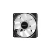 Datora korpusa ventilators DeepCool RF120 — Balts/Melns, 120×25 mm, 4-pin PWM, RGB LED, Hidro gultnis