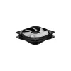 Datora korpusa ventilators DeepCool RF120 — Balts/Melns, 120×25 mm, 4-pin PWM, RGB LED, Hidro gultnis