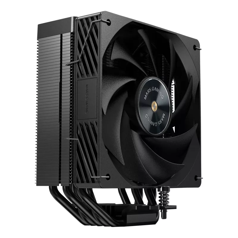 Mars Gaming MCPUX5 dzesētājs procesoram, gaisa dzesēšana, 12 cm, melns