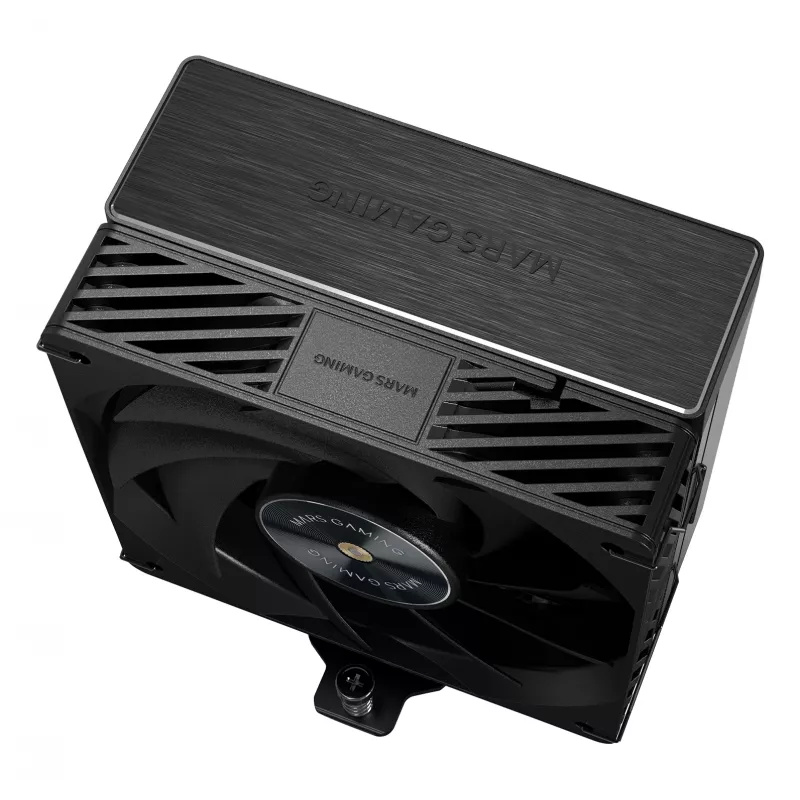 Mars Gaming MCPUX5 dzesētājs procesoram, gaisa dzesēšana, 12 cm, melns