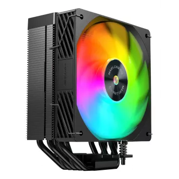 Mars Gaming MCPUX5ARGB dzesēšanas sistēma procesoram, gaisa dzesētājs, 12 cm, melns