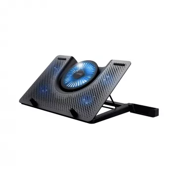 Trust GXT 1125 Quno klēpjdatora statīvs, melns, 43.2 cm (17 collas)