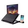 Trust GXT 1125 Quno portatīvā datora dzesēšanas statīvs, 17 collas, melns