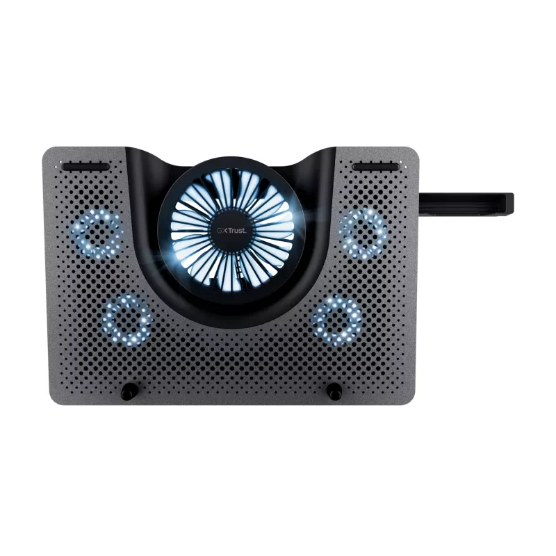 Trust GXT 1125 Quno portatīvā datora dzesēšanas statīvs, 17 collas, melns
