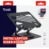 Trust Zeff Laptop statīvs Melns 40.6 cm (16 collas)