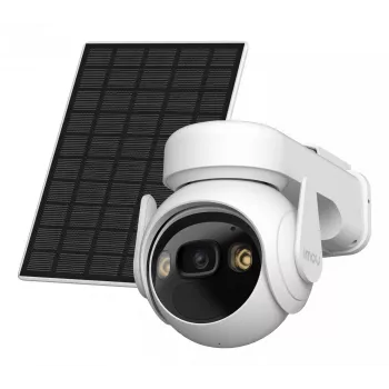 IP drošības kamera IMOU Cell PT Lite Kit ar saules paneli — 3 MP (2304×1296), 3.6 mm, 330° panoramēšana, 90° sasvēršana, IP66, 5000 mAh akumulators, PIR, 20 m nakts redzamība