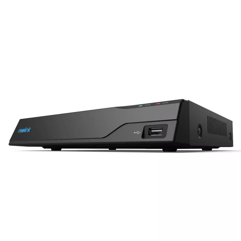 NVR Reolink NVS8(NHD) 8 kanālu PoE NVR, 8 PoE porti, 4K (3840×2160) atbalsts, H.265, 2×HDD līdz 12 TB, HDMI/VGA/eSATA