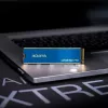 SSD M.2 ADATA LEGEND 710 1 TB PCIe 3.0 NVMe — 2400 MB/s lasīšana, 1800 MB/s rakstīšana, 3D NAND, 2280