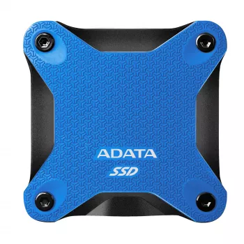 Ārējais SSD ADATA SD620 2 TB USB 3.2 Gen 2 (Micro‑B) Zils/Melns — 520/460 MB/s, 80×80×15.2 mm