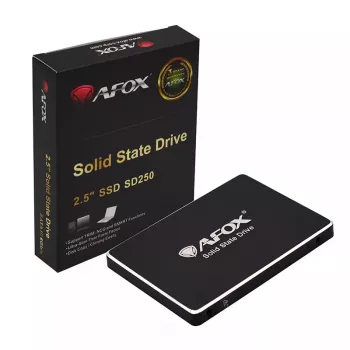 AFOX SD250-512GN 2.5 collu SATA III SSD, 512 GB, TLC, Lasīšana 500 MB/s, Rakstīšana 450 MB/s