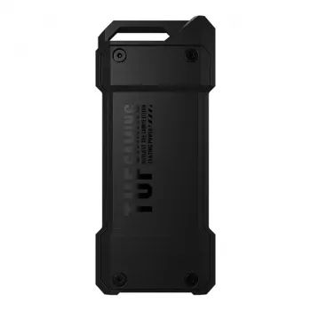 SSD korpuss ASUS ESD-T1A/BLK/G/AS — M.2 (SATA/PCIe) vienvietīgs, USB-C 3.2 Gen2, 10 Gbit/s, melns, atslēgas slēdzene