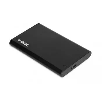 Ārējais korpuss HDD/SSD IBOX HD-05 Melns — 2.5 collu SATA III, USB 3.2 Gen 1 (5 Gbit/s), Micro-USB B, UASP, līdz 10 TB