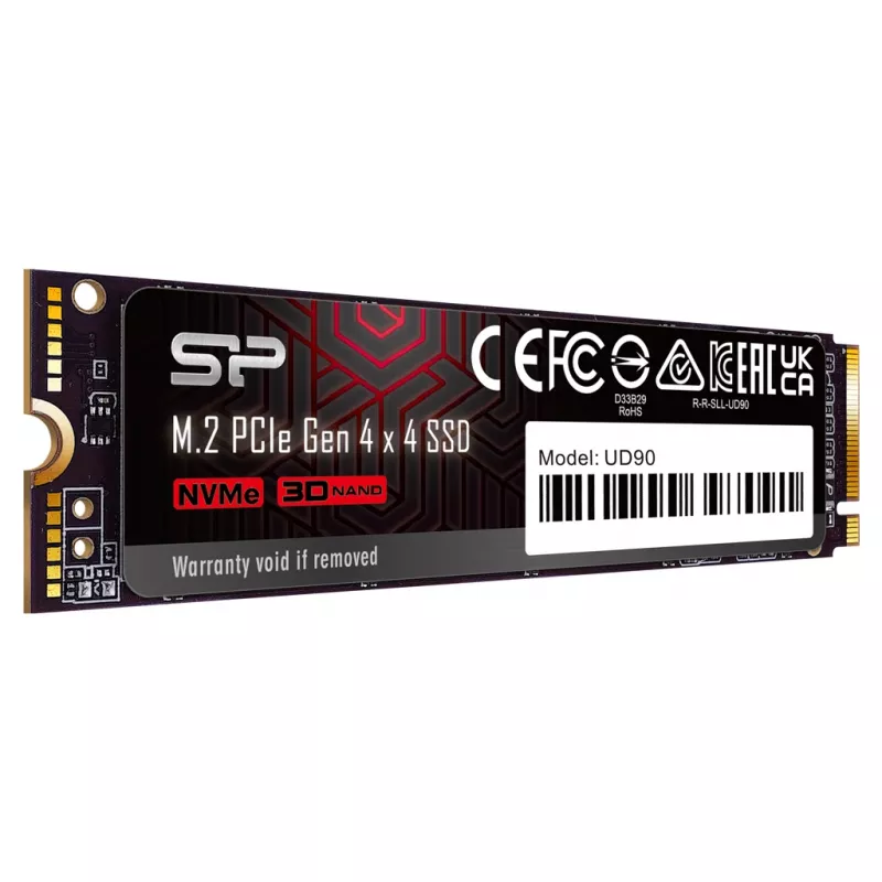SILICON POWER SSD - UD90 - 4TB - M.2 - PCI-E 4.0 3D NAND NVMe