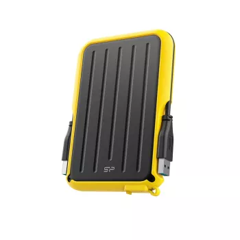 SILICON POWER Armor A66 pārnēsājams HDD 1TB USB 3.2 Gen 1 dzeltens