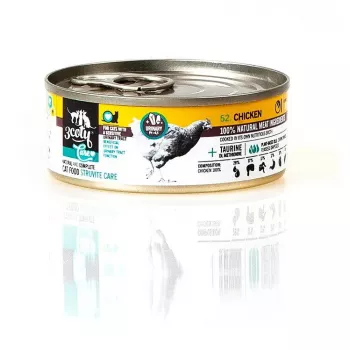 Slapjā kaķu barība 3coty Chicken Struvite care 80 g