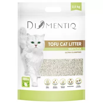 Kaķu pakaiši DIAMENTIQ Matcha Ultra, zirņu šķiedra, bezputekļu, 2.5 kg