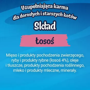 Purina Felix Deli Moments laša pastas gardumi kaķiem 4 x 10 g tūbiņa