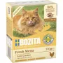 Slapjā kaķu barība BOZITA Fresh Menu Vistas gaļa 370 g — pieaugušiem kaķiem, jebkurai šķirnei, svara kontroles formula