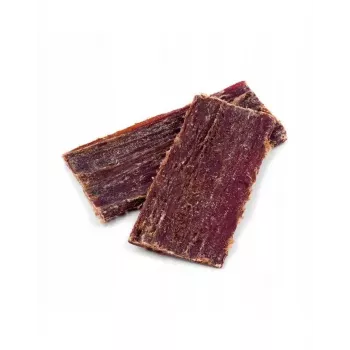 Slapjā suņu barība MACED Beef 100% Nature, 500 g — pieaugušiem suņiem, olbaltumvielas 56.9%, tauki 21.5%, mitrums 10.1%