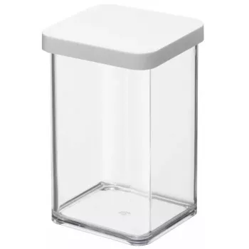 Pārtikas dozators rotho Loft 11604 taisnstūra 1 L, caurspīdīgs technopolimērs, 100×100×142 mm