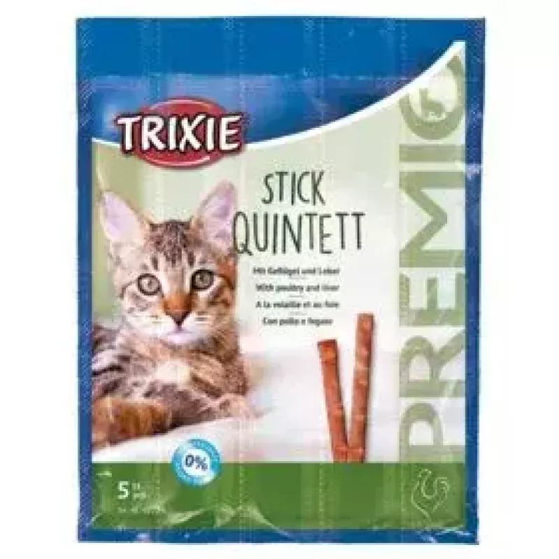 Papildu gaļas gardumi kaķiem Trixie 42723, tītara garša, 25 g paciņa, iepakojumā 5 gab., proteīns 33.5%, tauki 20%