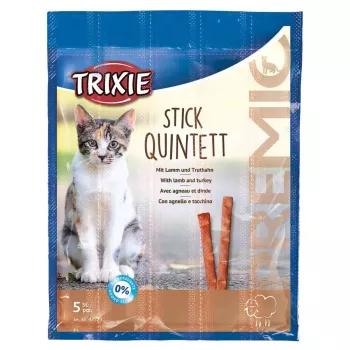 Papildu gaļas gardumi kaķiem Trixie 42723, tītara garša, 25 g paciņa, iepakojumā 5 gab., proteīns 33.5%, tauki 20%