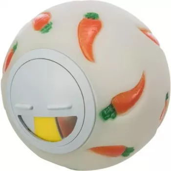 Trixie bumbiņa gardumiem TX-6275 trušiem, plastmasa, Ø 7 cm, dažādas krāsas