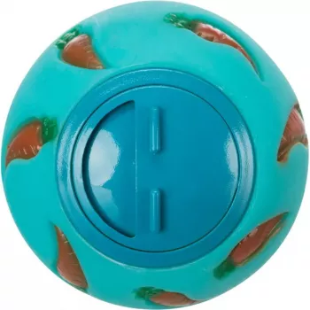 Trixie bumbiņa gardumiem TX-6275 trušiem, plastmasa, Ø 7 cm, dažādas krāsas