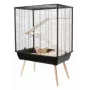 Būris ZOLUX Neo Cozy Large Rodents H80 melns — metāla/plastmasas būris žurkām un pelēm, H 80 cm, W 78 cm, D 48 cm