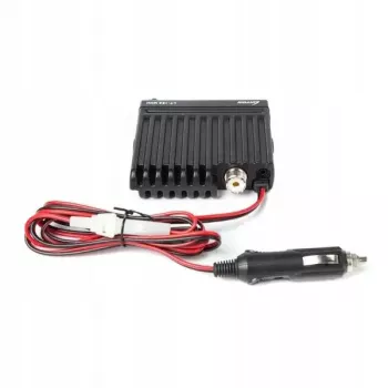 Auto CB radio Luiton LT-198, 40 AM/FM kanāli, 4 W, 12–24 V, melns, cigarešu šķiltavas spraudnis