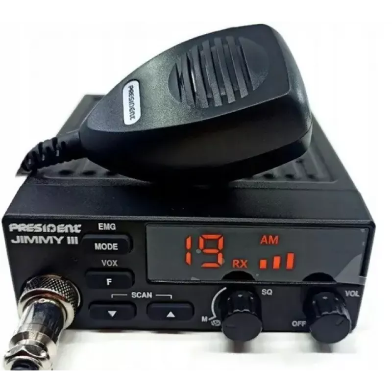 CB radio President Jimmy III AM/FM 4W 12V