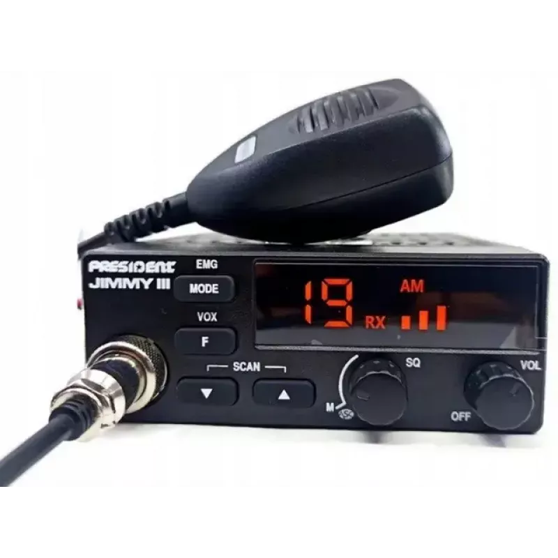 CB radio President Jimmy III AM/FM 4W 12V