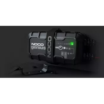 Bateriju lādētājs NOCO GENIUS10 EU 10 A 6V/12V — uzturēšana un desulfatācija, 150 W, Li-Ion/AGM/Gel, IPX ūdensizturīgs