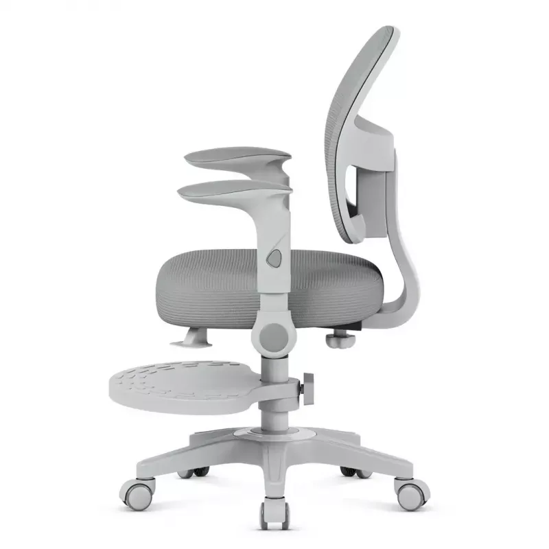 Šūpojošais krēsls mark adler Junior 5.0 – elpojoša sieta atzveltne, putu sēdeklis, regulējams augstums 42–54 cm, pelēks