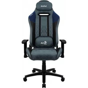 Aerocool DUKE AeroSuede universāls spēļu krēsls Melns, Zils