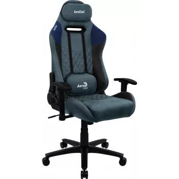 Aerocool DUKE AeroSuede universāls spēļu krēsls Melns, Zils