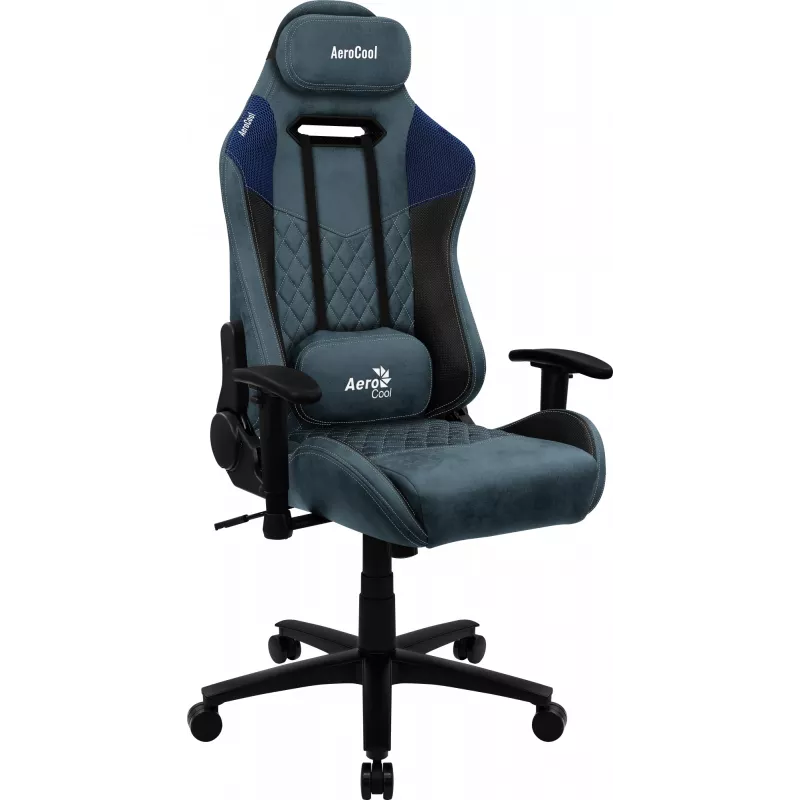 Aerocool DUKE AeroSuede universāls spēļu krēsls Melns, Zils