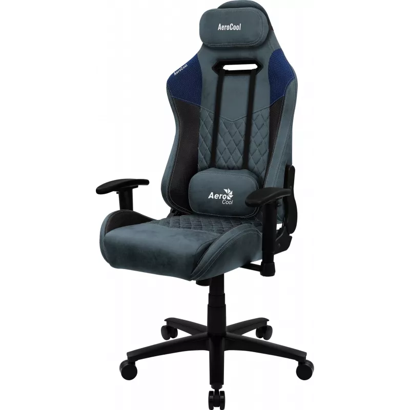 Aerocool DUKE AeroSuede universāls spēļu krēsls Melns, Zils
