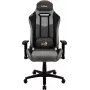 Spēļu krēsls AEROCOOL DUKE AeroSuede Melns Pelēks — 2D roku balsti, tauriņa mehānisms, max lietotājs 150 kg