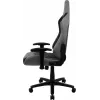 Spēļu krēsls AEROCOOL DUKE AeroSuede Melns Pelēks — 2D roku balsti, tauriņa mehānisms, max lietotājs 150 kg