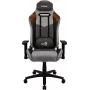 Aerocool DUKE AeroSuede universāls spēļu krēsls Melns, Brūns, Pelēks