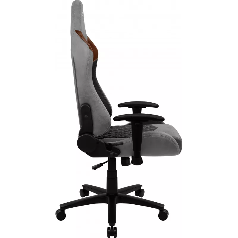 Aerocool DUKE AeroSuede universāls spēļu krēsls Melns, Brūns, Pelēks