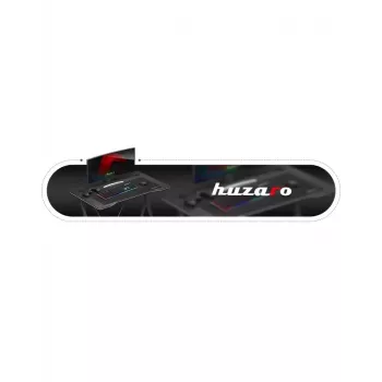 Gaminga galds Huzaro Hero 1.4 Melns taisnstūra MDF virsma 1000x500x750 mm
