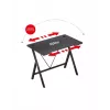 Gaminga galds Huzaro Hero 1.4 Melns taisnstūra MDF virsma 1000x500x750 mm